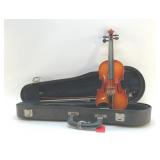 KISO SUZUKI 1/10" TINY VIOLIN, CASE, BOW