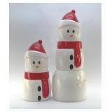 2 SNOWMAN  MOLDS