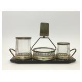 ART DECO ASHTRAY SERVICE SET