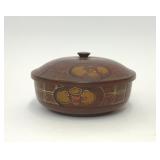 VTG ROUND JAPANESE SHIKKI LACQUERWARE BOX