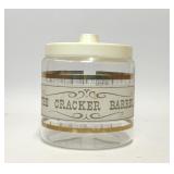VTG 1960s PYREX THE CRACKER BARREL GLASS JAR