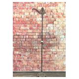 ANTIQUE VICTORIAN BRIDGE FLOOR LAMP STAND