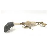 NATIVE AMERICAN ANIMAL SKULL DANCE STICK