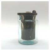 ANTIQUE GLASS LECLANCHE WET BATTERY JAR