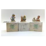 3 CHERISHED TEDDYï¿½S FIGURINES, ORIGINAL BOXES