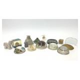 ASSORTED VTG PAPERWEIGHTS CARVED STONE ANIMALS