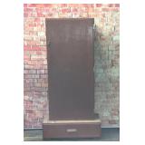HANDMADE GUN CABINET, LOCK, AND KEY