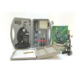 2 MICROSCOPES WITH ACCESSORIES
