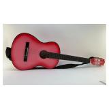BC FOLK GUITAR HOT PINK