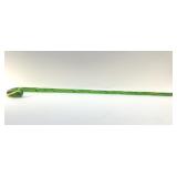 BLOWN GLASS WALKING CANE 35"
