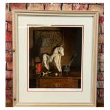 BONNIE MARIE CHUMLEY SPOTTED HORSE PRINT SIGNED