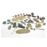 ANTIQUE COSTUME JEWELRY