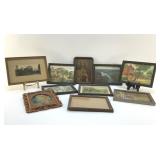 MINIATURE ART PIECES, FRAMED