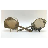 2 1940ï¿½s VANITY, HAND MIRRORS 14"