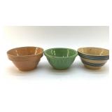 3 MINI 1940ï¿½s MIXING BOWLS