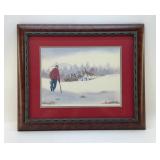 EVENING CHORES BY BARBARA PALMER FRAMED ART