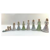 ENESCO GROWING UP BIRTHDAY GIRLS FIGURINES