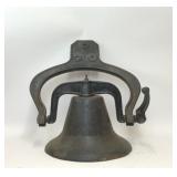 INDEPENDENCE 1776 CAST IRON SCHOOL CHURCH BELL