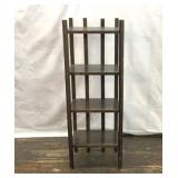 ARTS & CRAFTS WOOD PLANT STAND SHELVES
