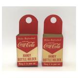 2 1950s CARDBOARD COCA-COLA BOTTLE HOLDERS
