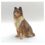 SHAFFORD CHINA COLLIE DOG FIGURINE 8'
