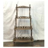 ANTIQUE WHATNOT SHELF