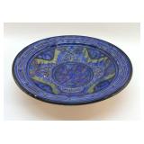 BLUE MOROCCAN DECORATED BOWL