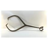 HUGE ANTIQUE CAST-IRON ICE TONGS