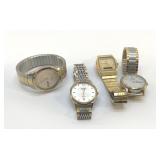 4 MEN'S WRIST WATCHES