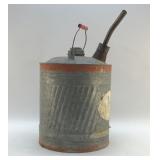 5 GALLON METAL GAS CAN 14 "