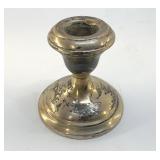 STERLING SILVER WEIGHTED CANDLESTICK 151.72g