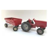 ERTL METAL TRACTOR & HAYWAGON