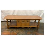 Vintage colonial style coffee table