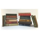 17 ANTIQUE BOOKS ASSORTMENT