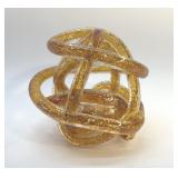 MURANO BLOWN GLASS INFINITY KNOT