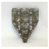 ANTIQUE METAL HEART CHOCOLATE MOLD