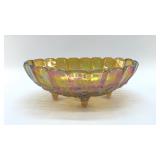 CARNIVAL GLASS FRUIT BOWL 12"