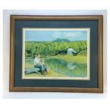 ANDY GRIFFITH  IN " CAROLINA REFLECTIONS" ART