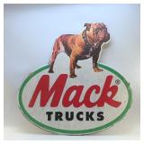 MACK TRUCKS LG METAL SIGN NEWER