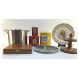 ASSORTED HOUSEWARES, TINS