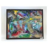 OIL ON CANVAS, ABSTRACT PAINTING