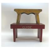 2 CHILDREN'S ANTIQUE STEPSTOOLS