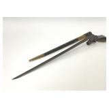 VTG SOCKET BAYONET MARKED DEELEY & SHEATH