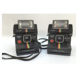 2 POLAROID ONW STEP INSTANT CAMERAS