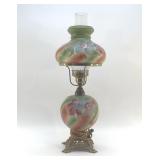 ANTIQUE GONE WITH THE WIND HANDPAINTED LAMP