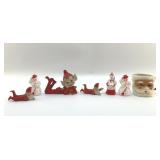 CHRISTMAS PIXIES AND SANTAS