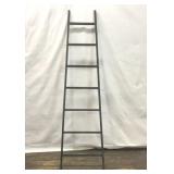 DECORATIVE BLACK WOODEN LADDER