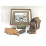 TOBACCO GROUP JERRY MILLER ART, BARN, LEAVES