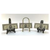 3 1953B SERIES $5 SILVER CERTIFICATES USA CURRENCY
