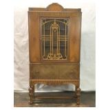 Antique Jacobean Revival style China cabinet